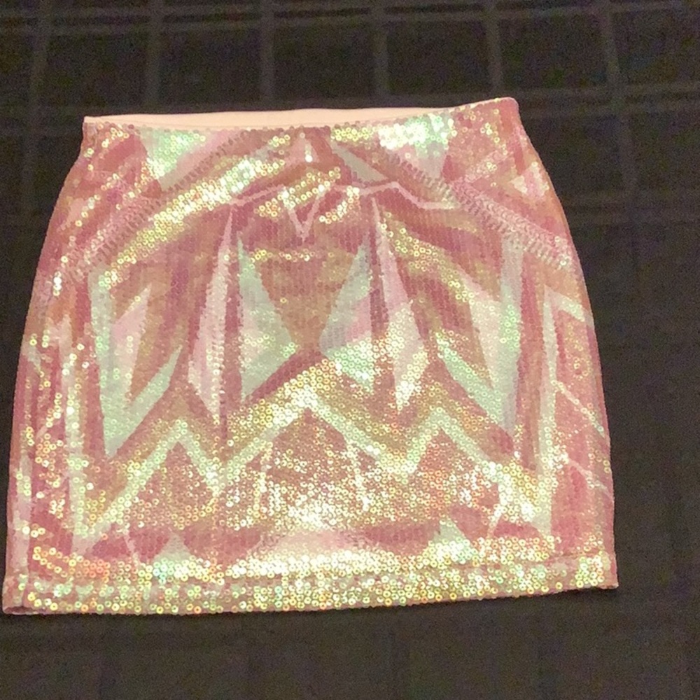 Adorable Sequin Mini Skirt